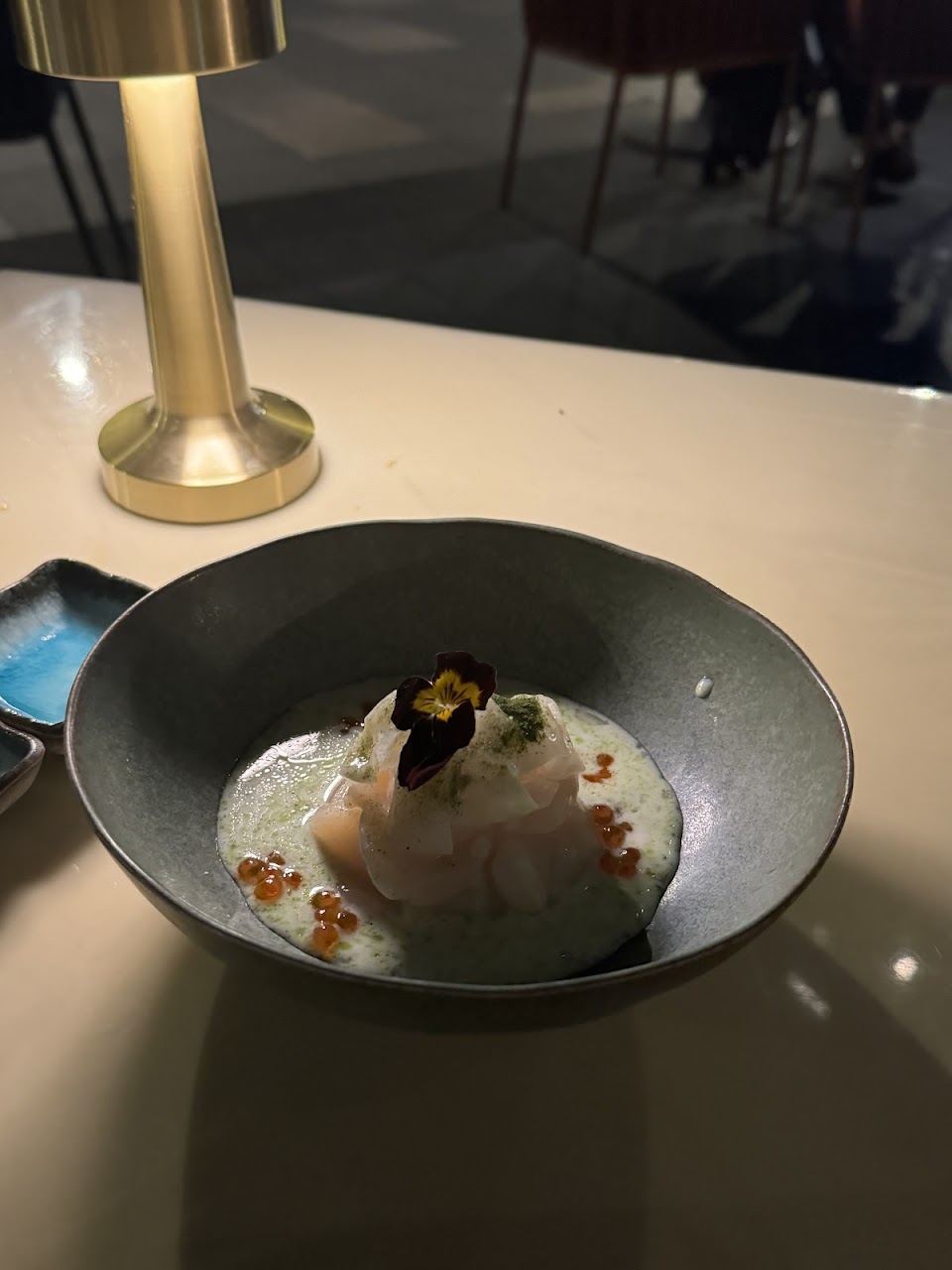 Kingfish sashimi at Luna Lu